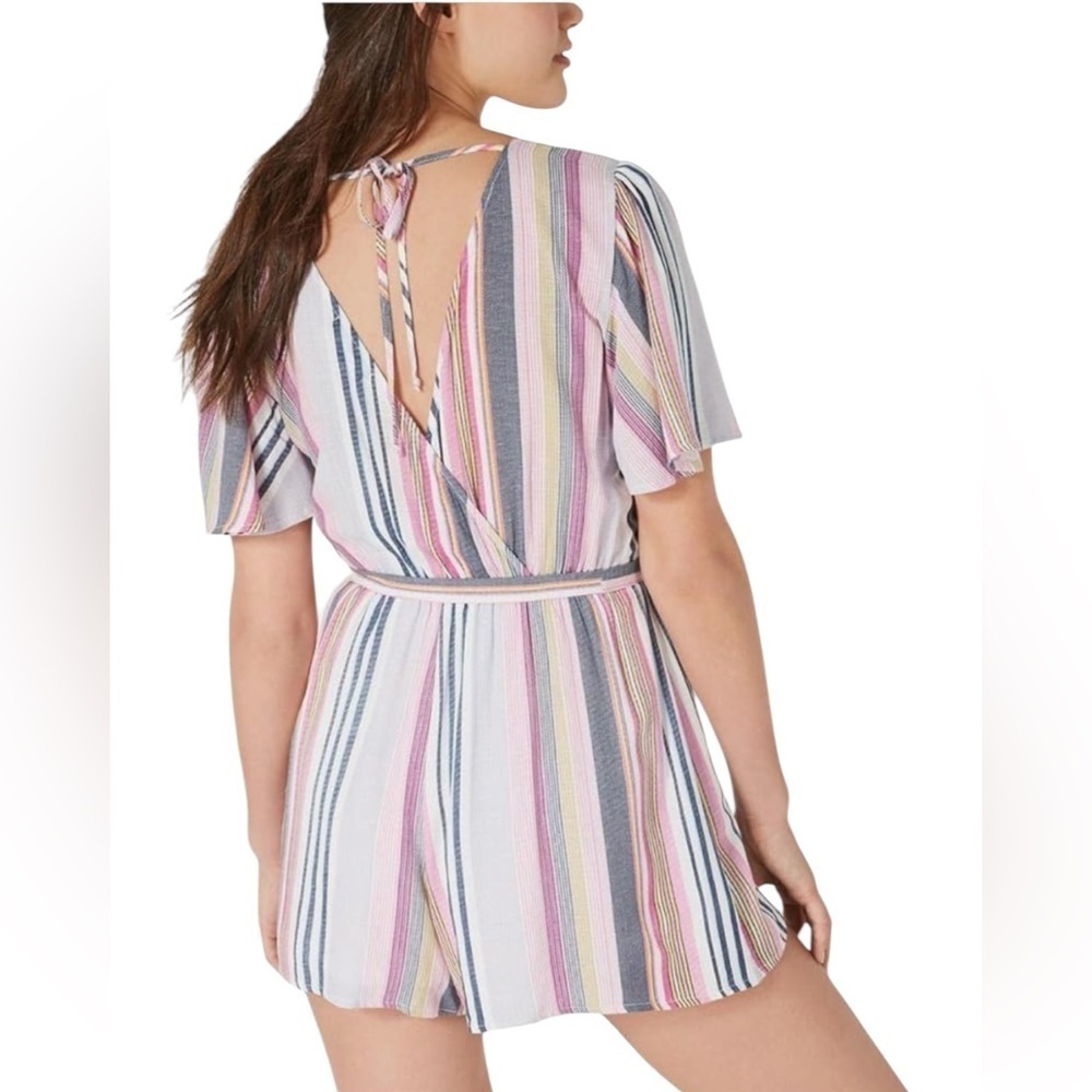 Striped Wrap Dress - Picture 5 of 11